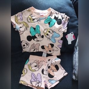 Minnie mouse toddler set